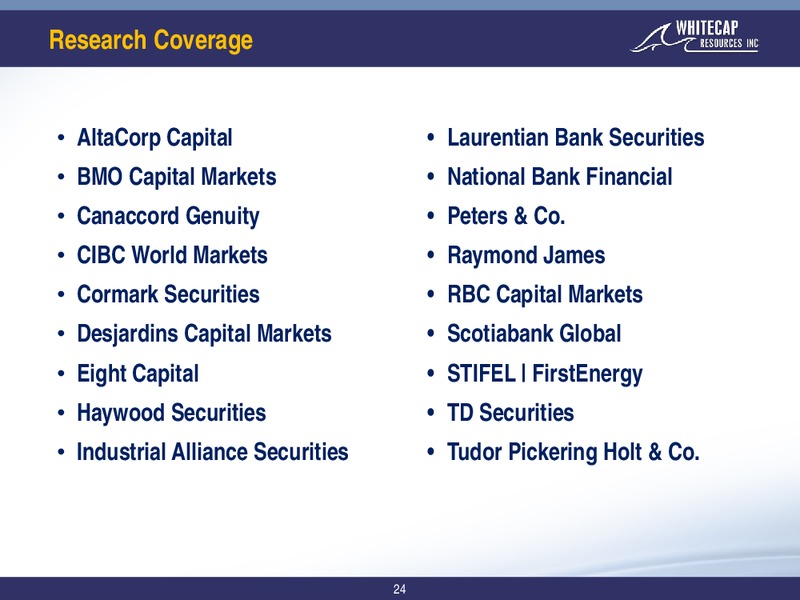 4Q 2019 Earnings Presentation – Whitecap Resources Inc. – slide 24