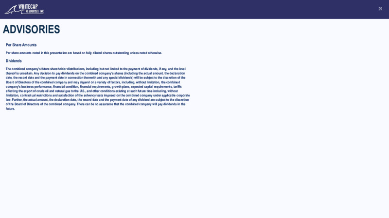 April 2025 STRATEGIC COMBINATION WITH VEREN INC – Whitecap Resources Inc. – slide 25