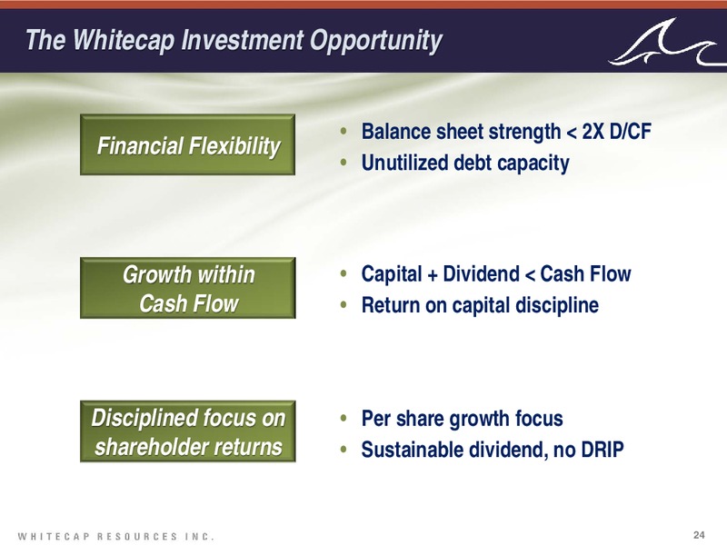 November 2015 Investor Presentation – Whitecap Resources Inc. – slide 24