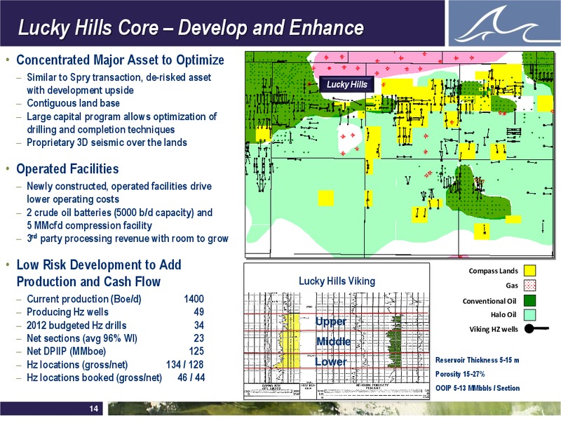 DECEMBER 2011 INVESTOR PRESENTATION – Whitecap Resources Inc. – slide 14