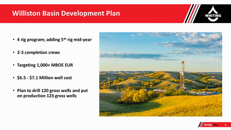 Scotia Howard Weil 2018 Energy Conference – Whiting Petroleum Corp. – slide 7