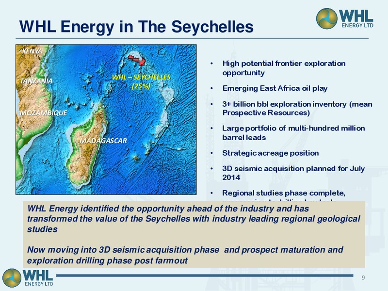 JUNE 2014 INVESTOR PRESENTATION – Whl Energy Ltd. – slide 11