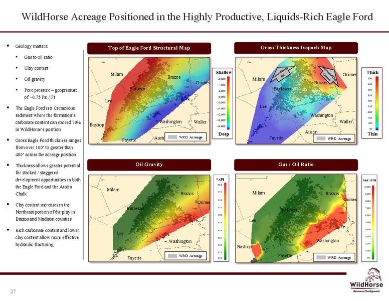 April 2018 Company Presentation – WildHorse Resource Development – slide 26