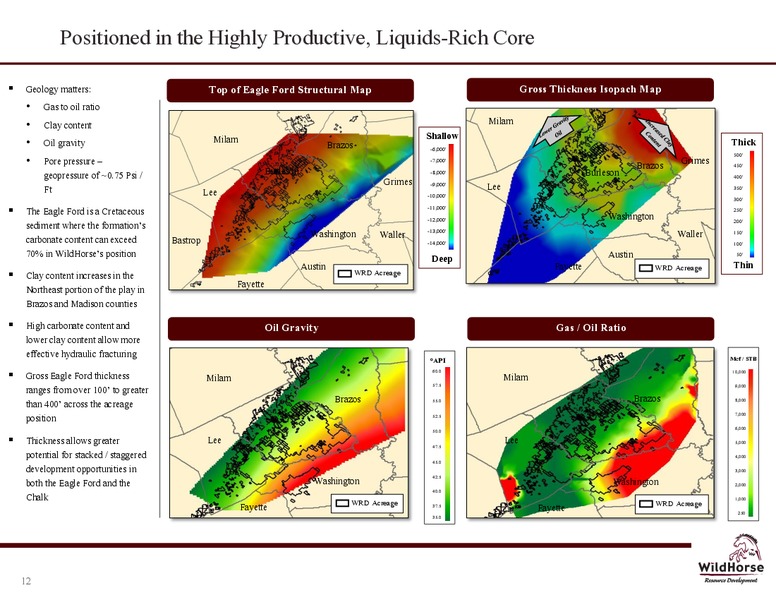 January 2017 Company Presentation – WildHorse Resource Development – slide 12