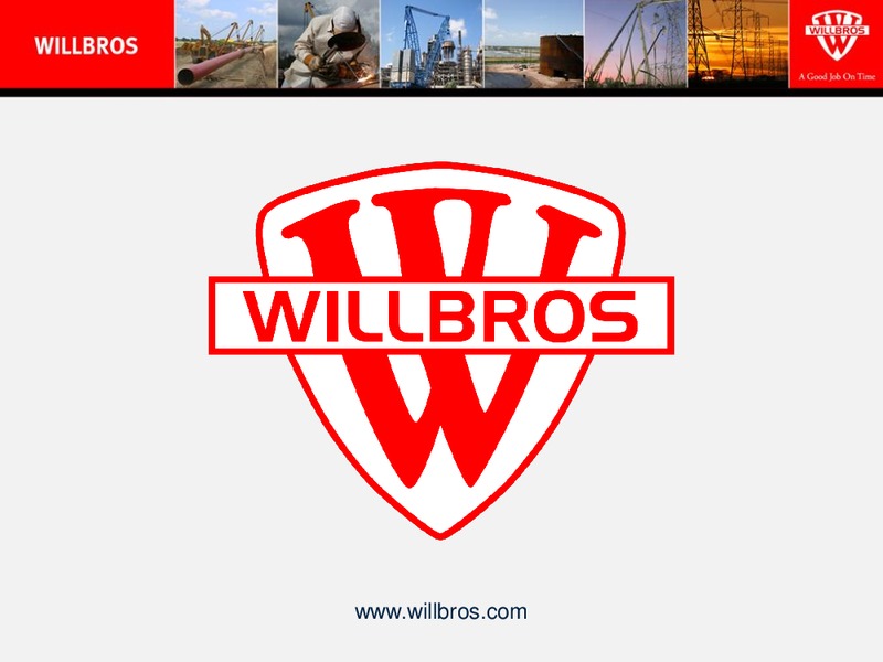 CAPITAL ONE SOUTHCOAST 6TH ANNUAL ENERGY CONFERENCE – Willbros Group, Inc – slide 24