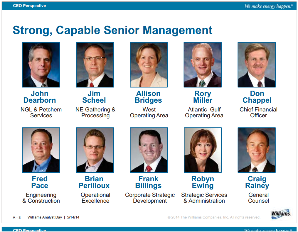 Williams Analyst Day – Williams Companies, Inc. – slide 3