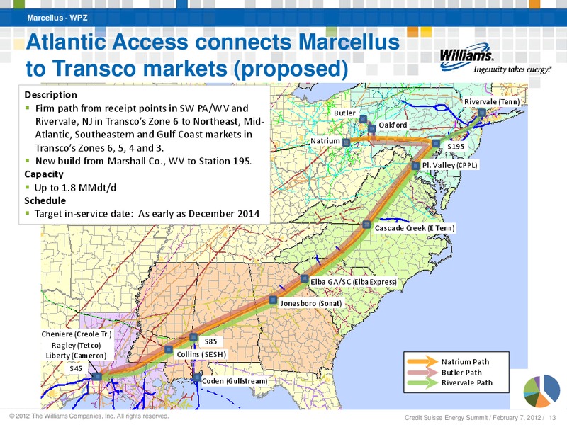 CREDIT SUISSE ANNUAL ENERGY SUMMIT 2012 – Williams Companies, Inc. – slide 11
