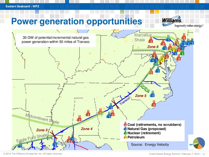 CREDIT SUISSE ANNUAL ENERGY SUMMIT 2012 – Williams Companies, Inc. – slide 15