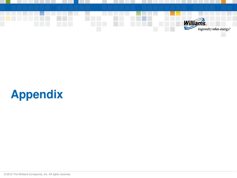 CREDIT SUISSE ANNUAL ENERGY SUMMIT 2012 – Williams Companies, Inc. – slide 20