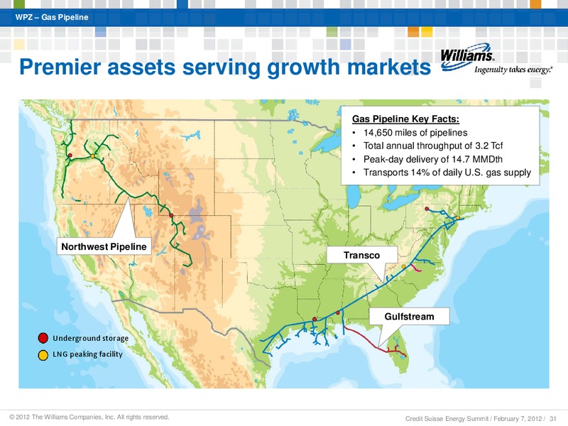 CREDIT SUISSE ANNUAL ENERGY SUMMIT 2012 – Williams Companies, Inc. – slide 29