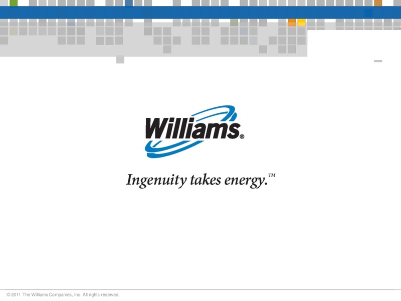 Q4 2010 RESULTS – Williams Companies, Inc. – slide 27