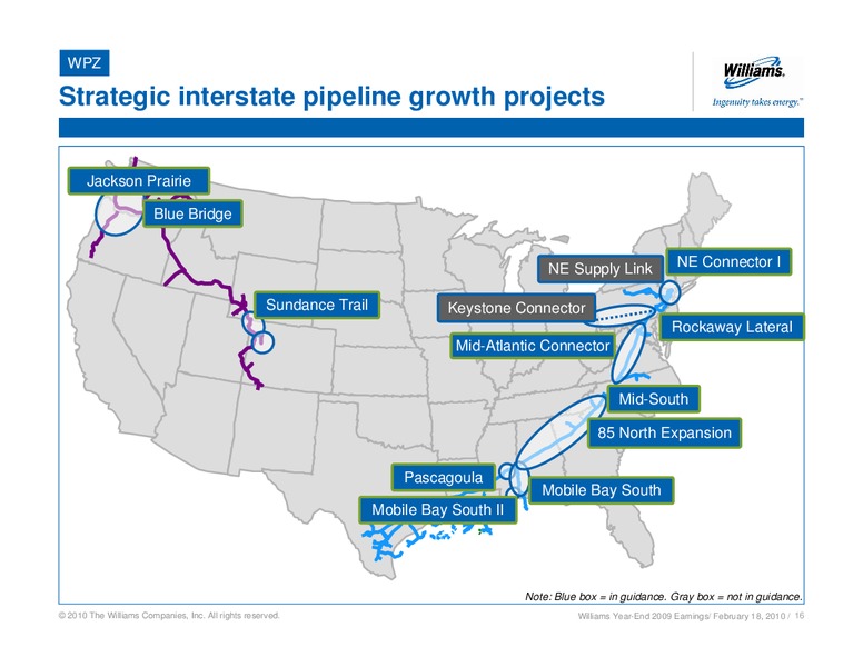 Q4 2009 RESULTS – Williams Companies, Inc. – slide 15