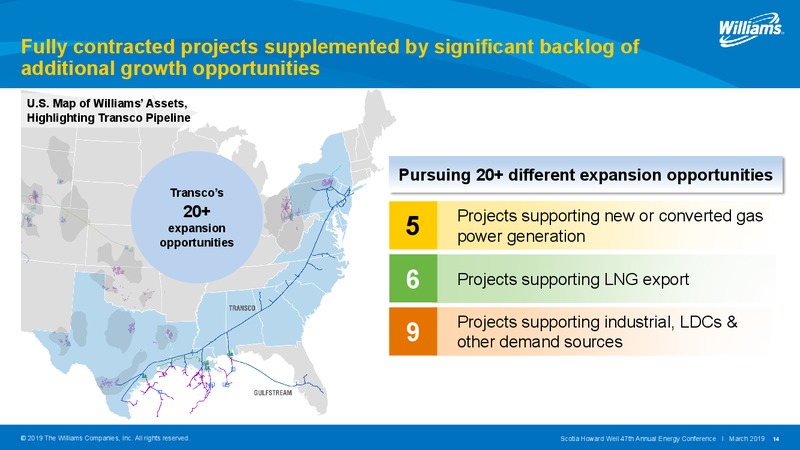 Scotia Howard Weil Energy Conference – Williams Companies, Inc. – slide 14