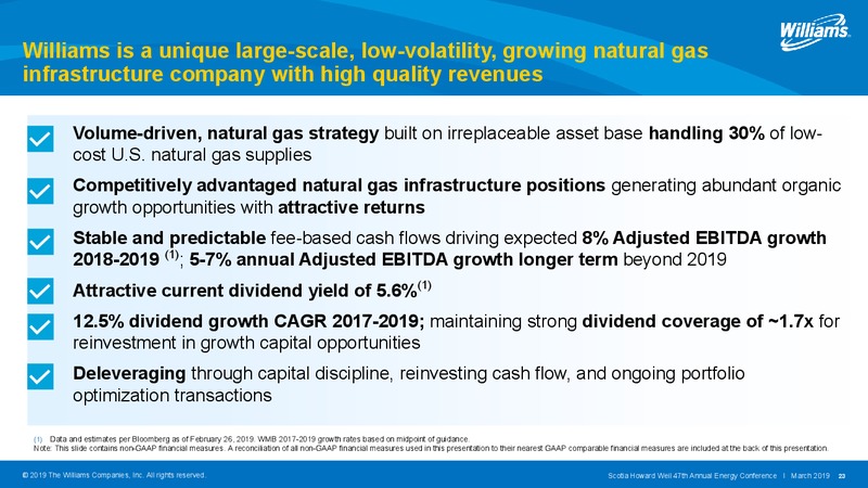 Scotia Howard Weil Energy Conference – Williams Companies, Inc. – slide 23