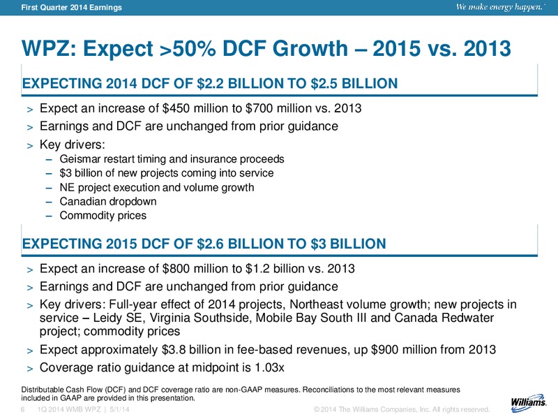 Q1 2014 RESULTS – Williams Companies, Inc. – slide 4