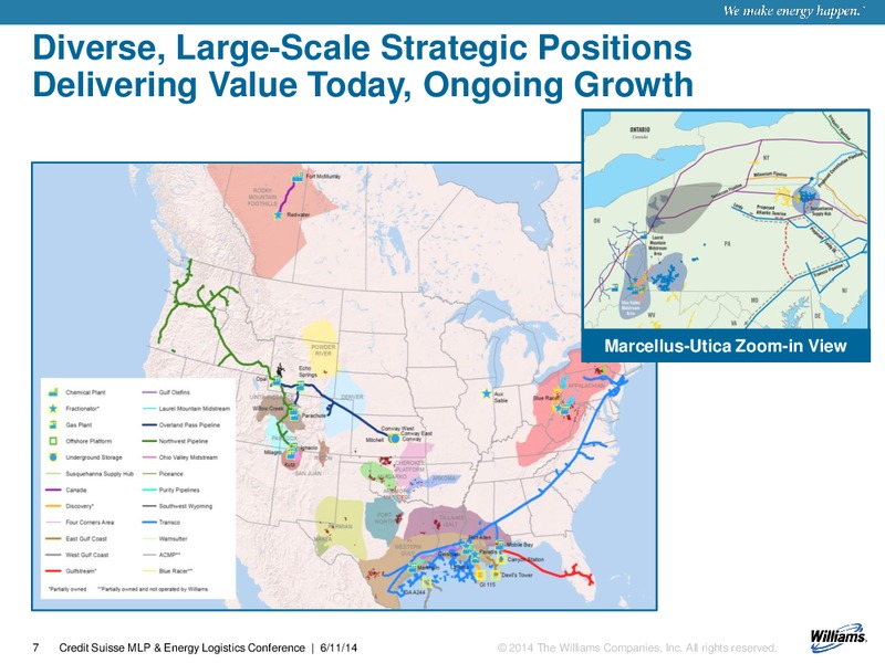 CREDIT SUISSE MLP ENERGY LOGISTICS CONFERENCE – Williams Companies, Inc. – slide 5