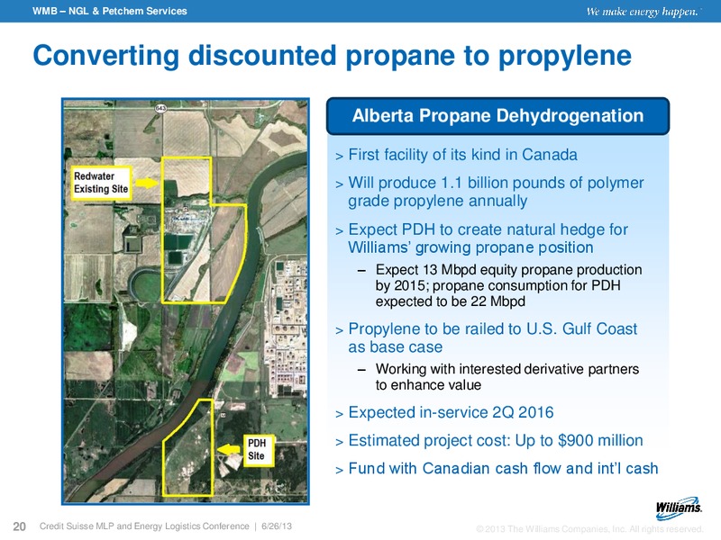 CREDIT SUISSE MLP AND ENERGY LOGISTICS CONFERENCE – Williams Companies, Inc. – slide 18