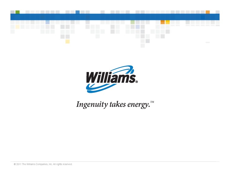 Q2 2011 RESULTS – Williams Companies, Inc. – slide 19
