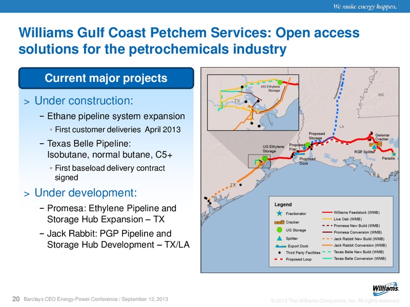 BARCLAYS CEO ENERGY POWER CONFERENCE – Williams Companies, Inc. – slide 18