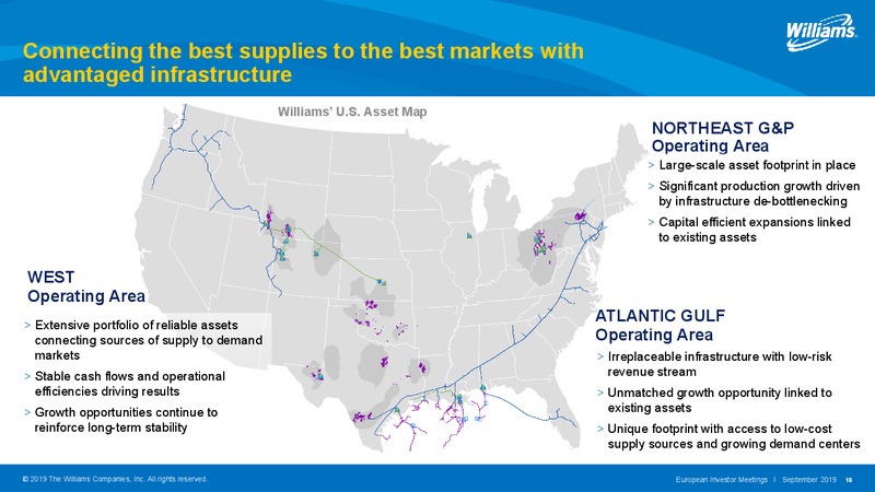 2019 European Investor Meetings – Williams Companies, Inc. – slide 18