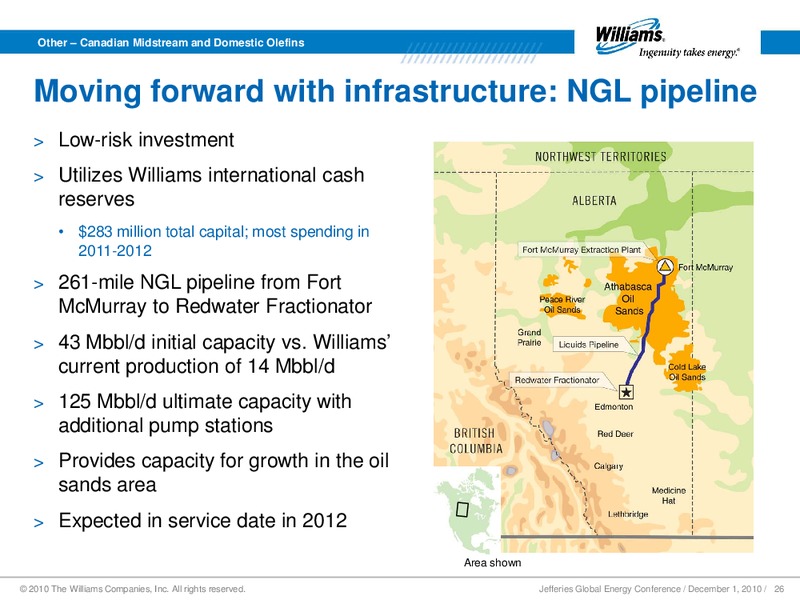 JEFFERIES GLOBAL ENERGY CONFERENCE – Williams Companies, Inc. – slide 24