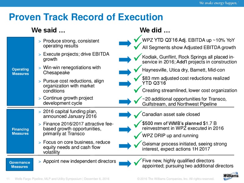 Wells Fargo Pipeline Symposium – Williams Companies, Inc. – slide 9