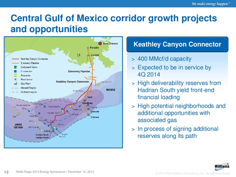 WELLS FARGO 2013 ENERGY SYMPOSIUM – Williams Companies, Inc. – slide 10