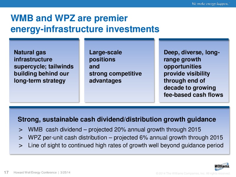 Howard Weil Energy Conference – Williams Partners Lp – slide 15