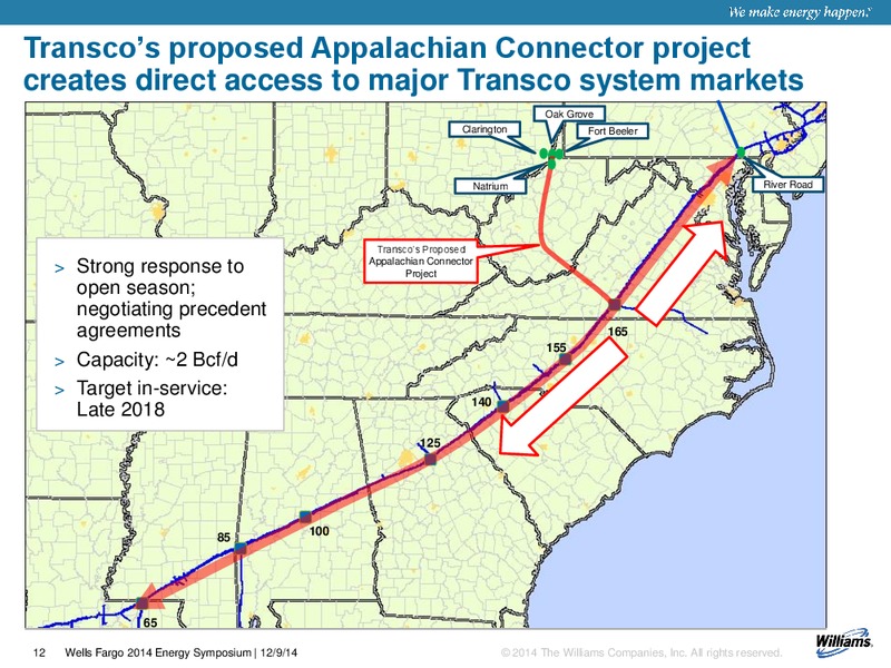 Wells Fargo 2014 Energy Symposium – Williams Partners Lp – slide 12