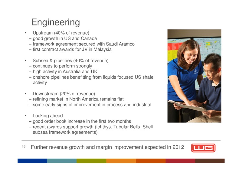 2011 FINAL RESULTS – Wood Group – slide 16