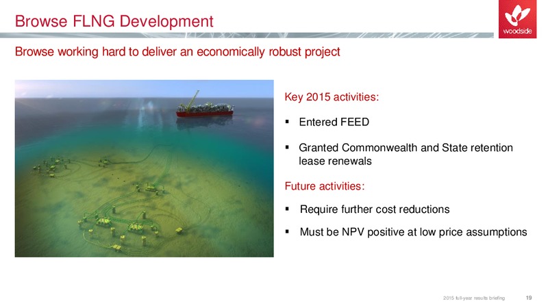 2015 Full Year Results – Woodside Petroleum Ltd. – slide 18