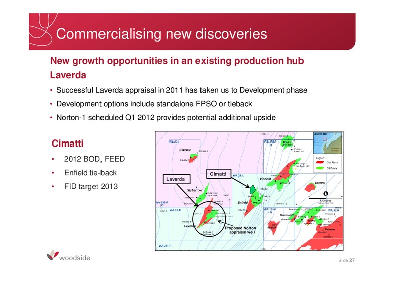FULL YEAR 2011 RESULTS – Woodside Petroleum Ltd. – slide 27