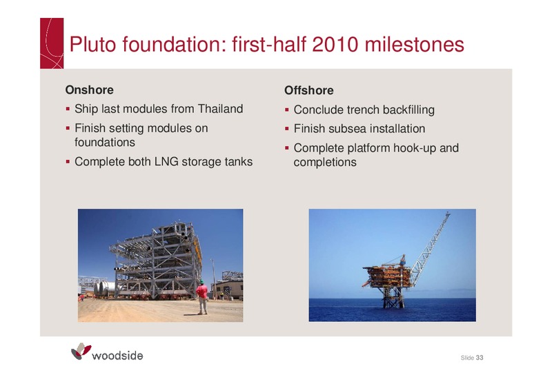 2009 FULL YEAR RESULTS BRIEFING – Woodside Petroleum Ltd. – slide 32