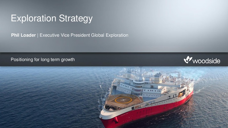 2016 Investor Briefing Day – Woodside Petroleum Ltd. – slide 70