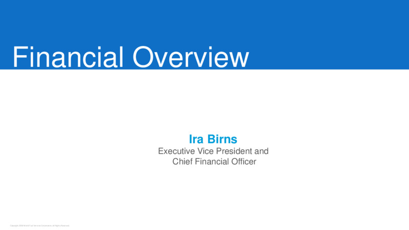 1Q 2020 Earnings Call – World Fuel Services Corp. – slide 4