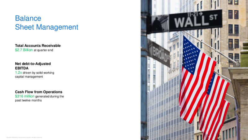 3Q 2019 Earnings Presentation – World Fuel Services Corp. – slide 17