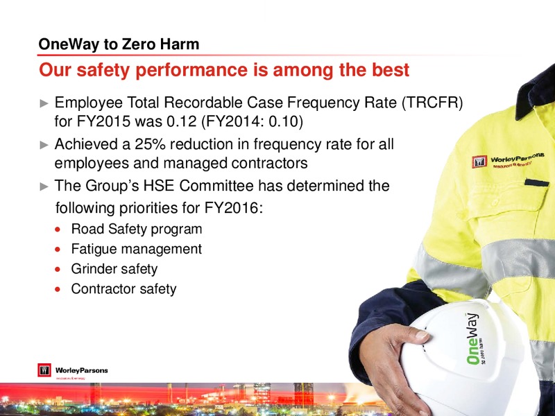 Analyst Investor Day – WorleyParsons Limited – slide 4