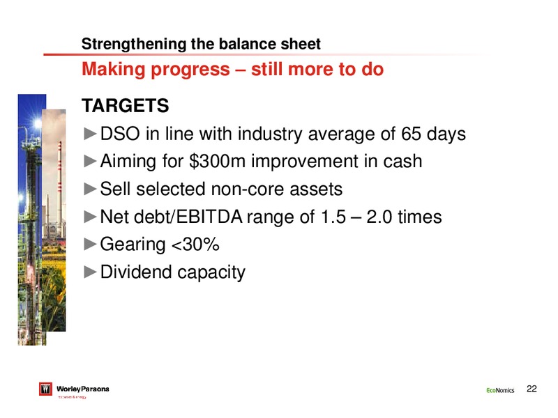 FY 2016 Results – WorleyParsons Limited – slide 21