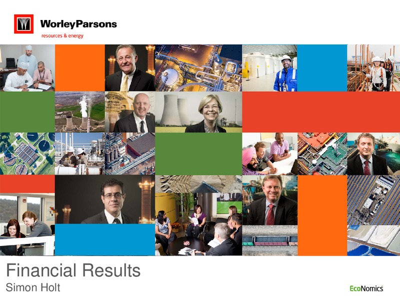 FULL YEAR RESULTS 2013 – WorleyParsons Limited – slide 5