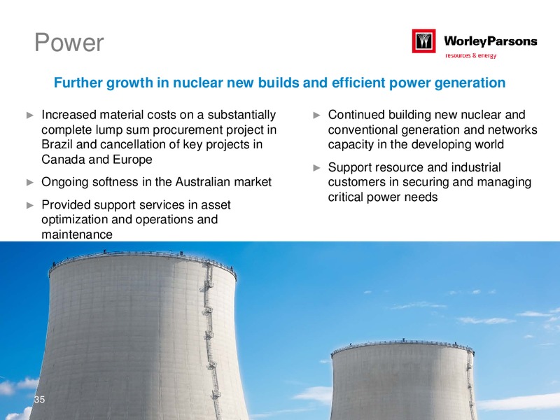 FULL YEAR RESULTS 2013 – WorleyParsons Limited – slide 35