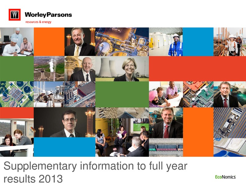 FULL YEAR RESULTS 2013 – WorleyParsons Limited – slide 45