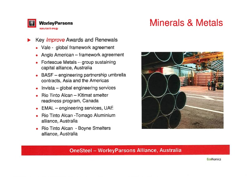 FULL YEAR 2011 EARNINGS CALL – WorleyParsons Limited – slide 30