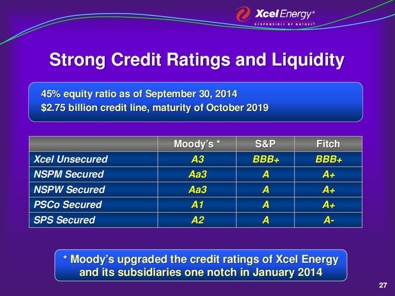 2015 Evercore ISI Conference – Xcel Energy – slide 26