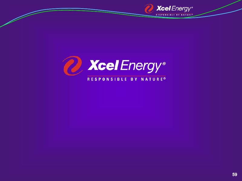 2015 Evercore ISI Conference – Xcel Energy – slide 58