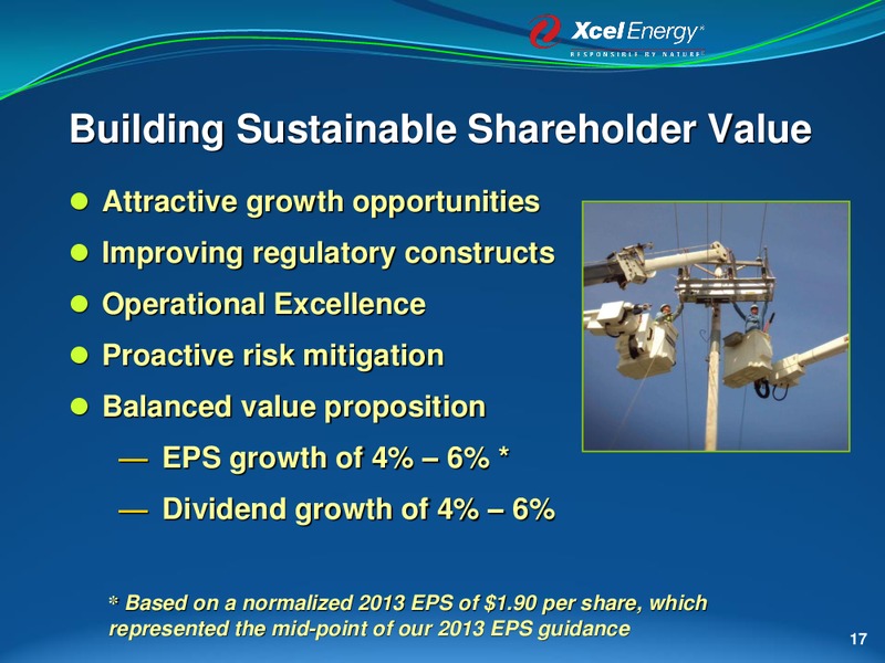 MIDWEST ROAD SHOW – Xcel Energy – slide 16