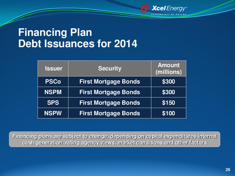 MIDWEST ROAD SHOW – Xcel Energy – slide 25