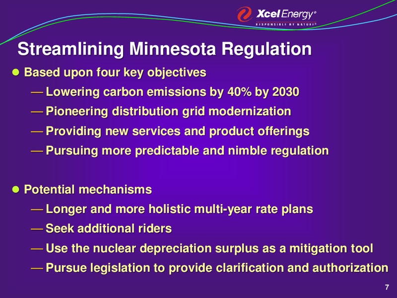 A Strategic Plan for Growth – Xcel Energy – slide 6
