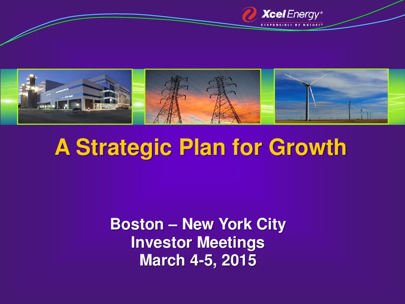 Investor Meetings – Xcel Energy – slide 1