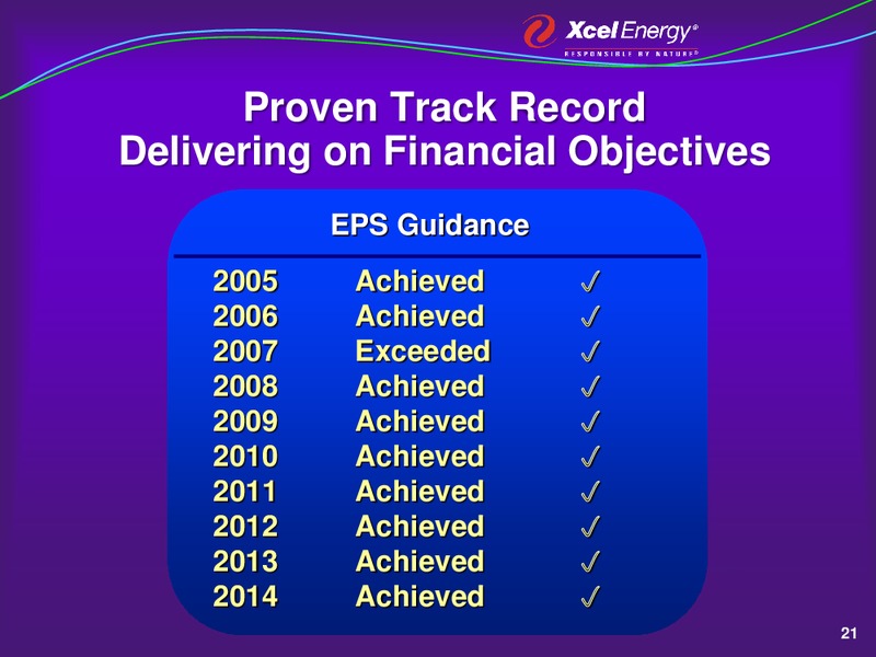 Investor Meetings – Xcel Energy – slide 20