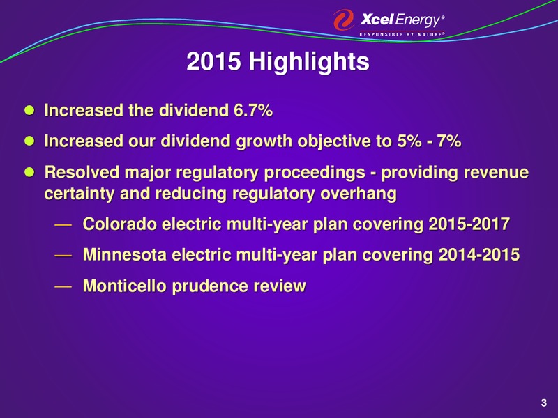 WEST COAST INVESTOR MEETINGS – Xcel Energy – slide 2